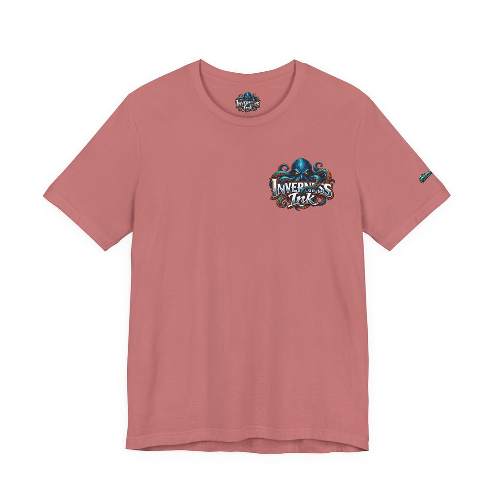 Betta Fish Graphic Tee — Vibrant Blue & Pink Aquatic Art T‑Shirt