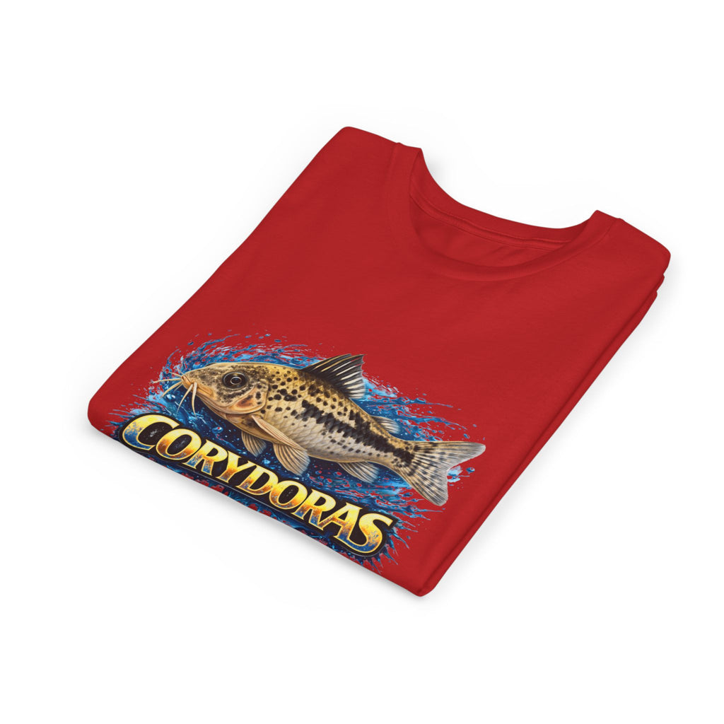 Corydoras Fish Youth Tee – Cute Aquarium Catfish Graphic Shirt