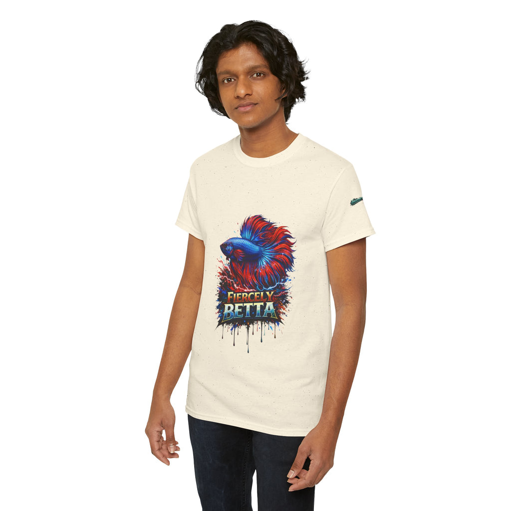 Betta Fish T-Shirt — Fiercely Betta Colorful Aquarium Fish Tee