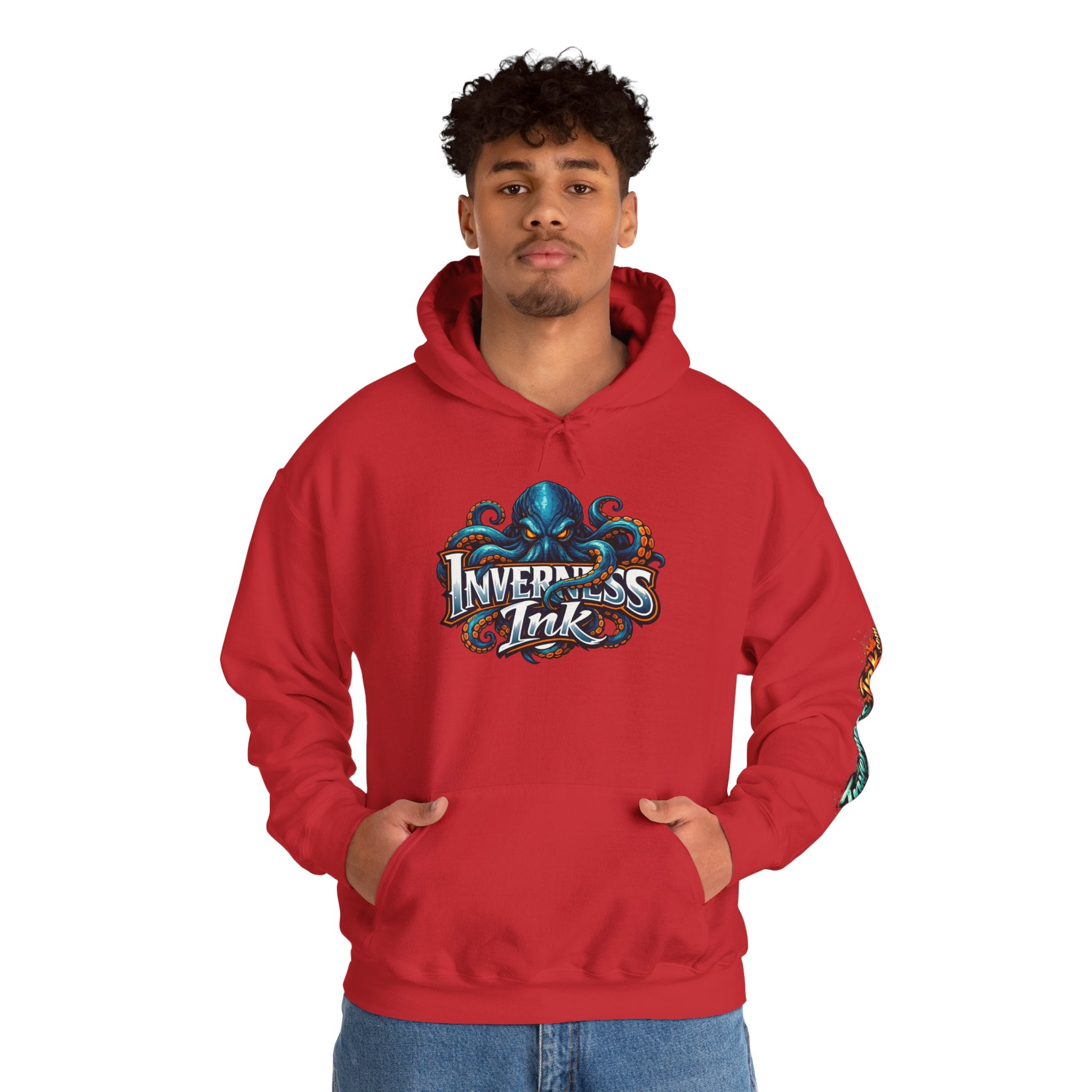 Electric Paint Betta — Artisan Series Hoodie — Inverness Ink Graphic Pullover