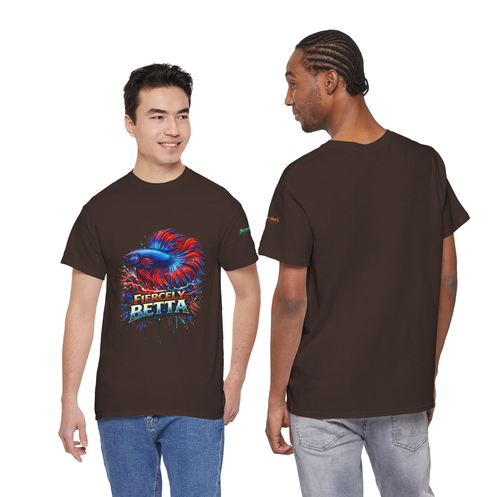 Betta Fish T-Shirt — Fiercely Betta Colorful Aquarium Fish Tee