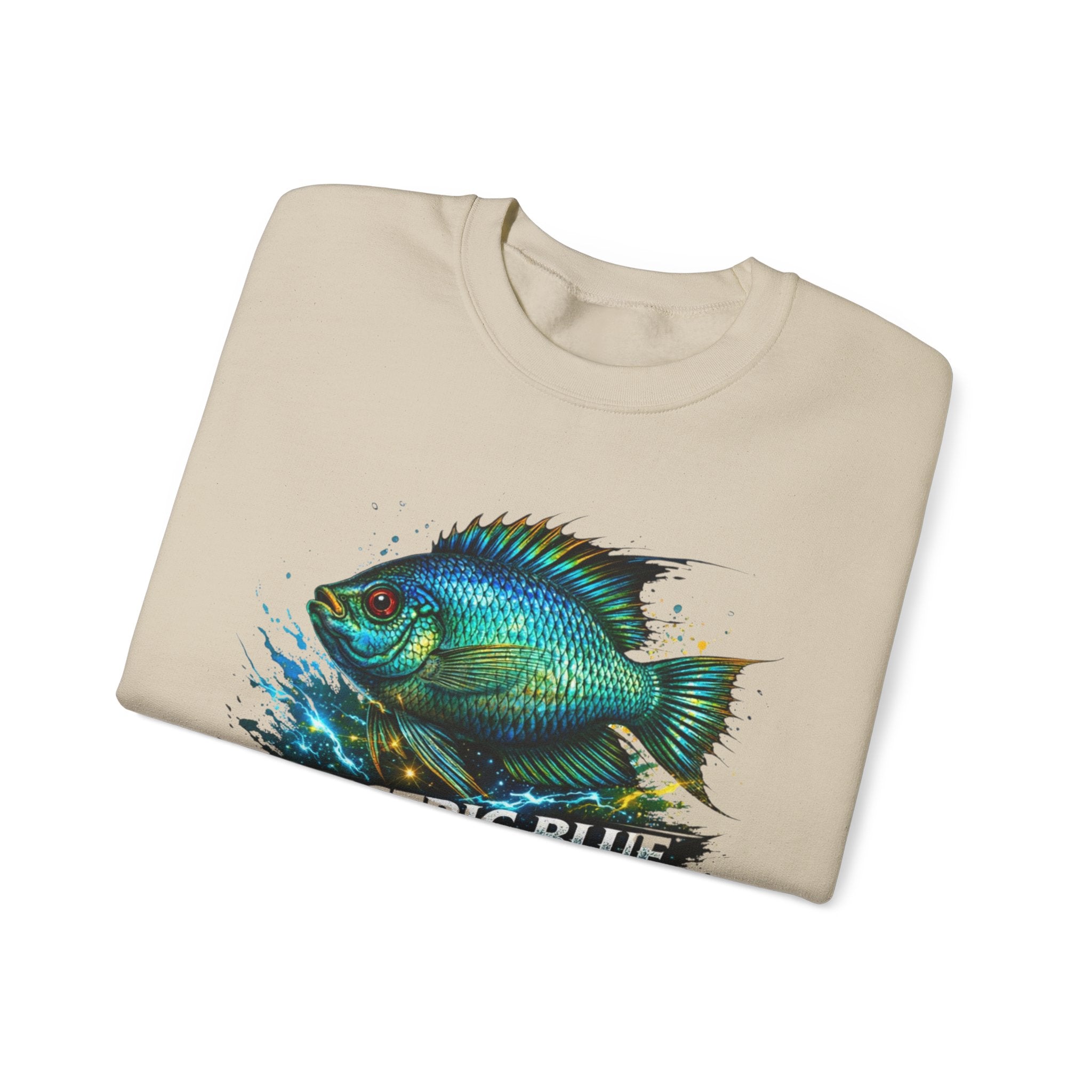 Electric Blue Acara – Heavy Blend™ Crewneck Sweatshirt