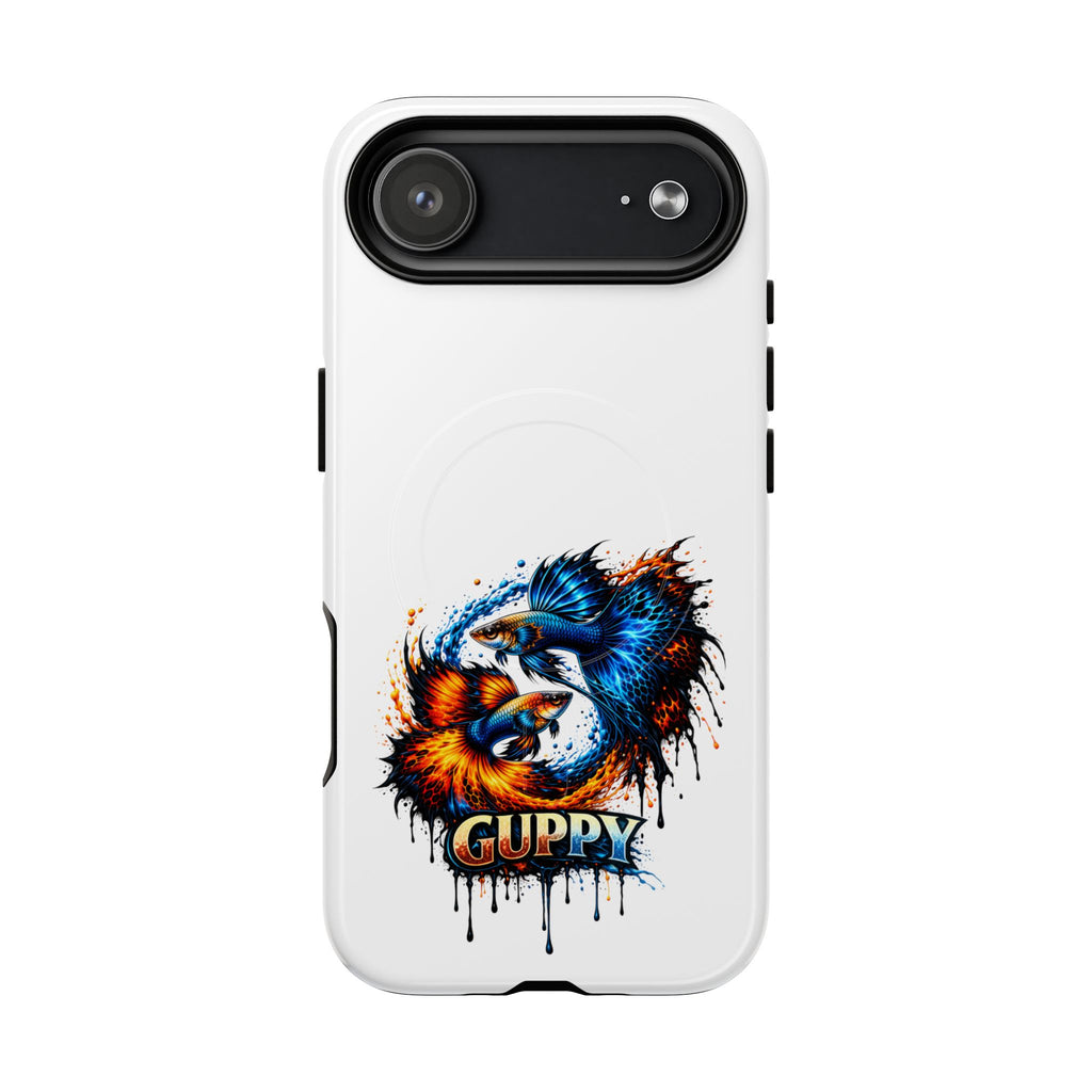 Fire & Ice Guppy – "Neon Flare" Magnetic Impact Case
