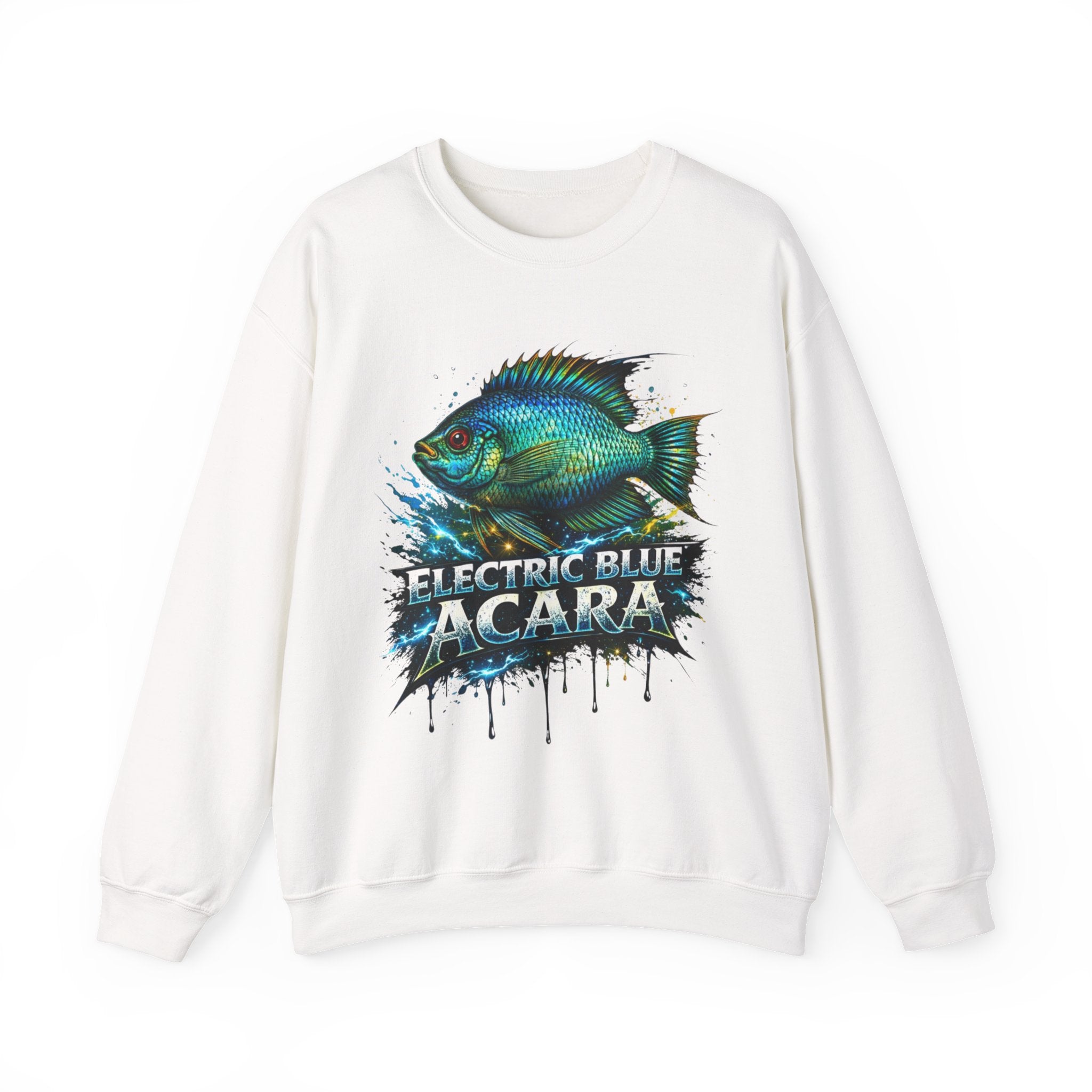 Electric Blue Acara – Heavy Blend™ Crewneck Sweatshirt