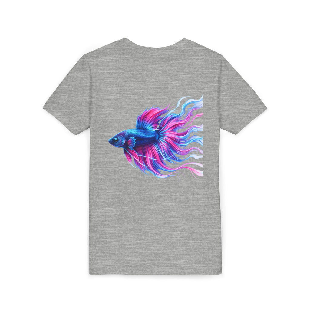 Youth Tee - Colorful Betta Fish Graphic Shirt