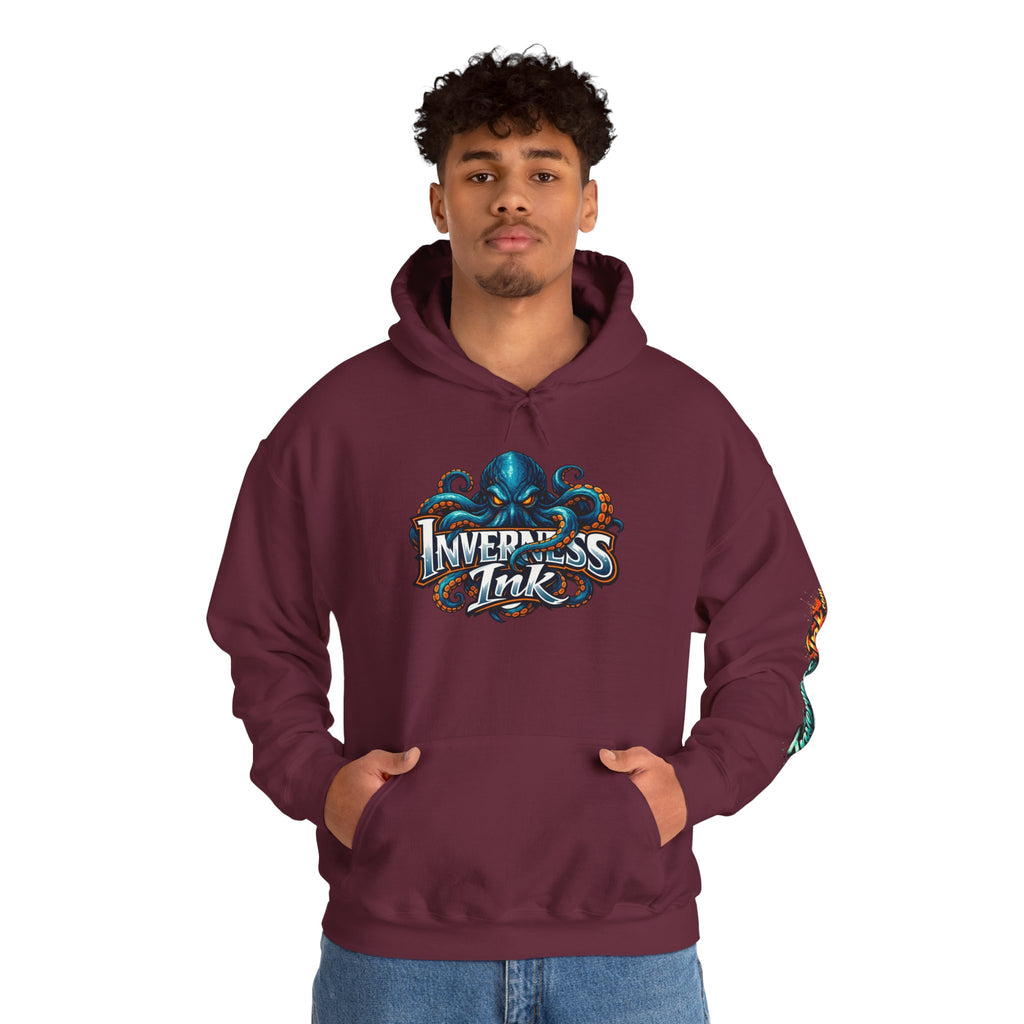 Electric Paint Betta — Artisan Series Hoodie — Inverness Ink Graphic Pullover