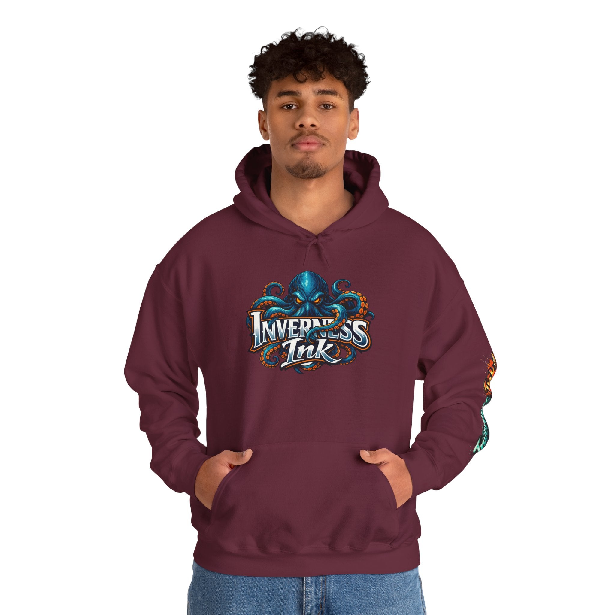 Electric Paint Betta — Artisan Series Hoodie — Inverness Ink Graphic Pullover