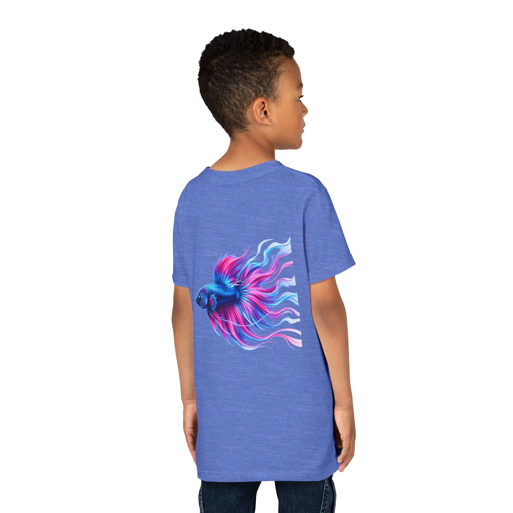 Youth Tee - Colorful Betta Fish Graphic Shirt