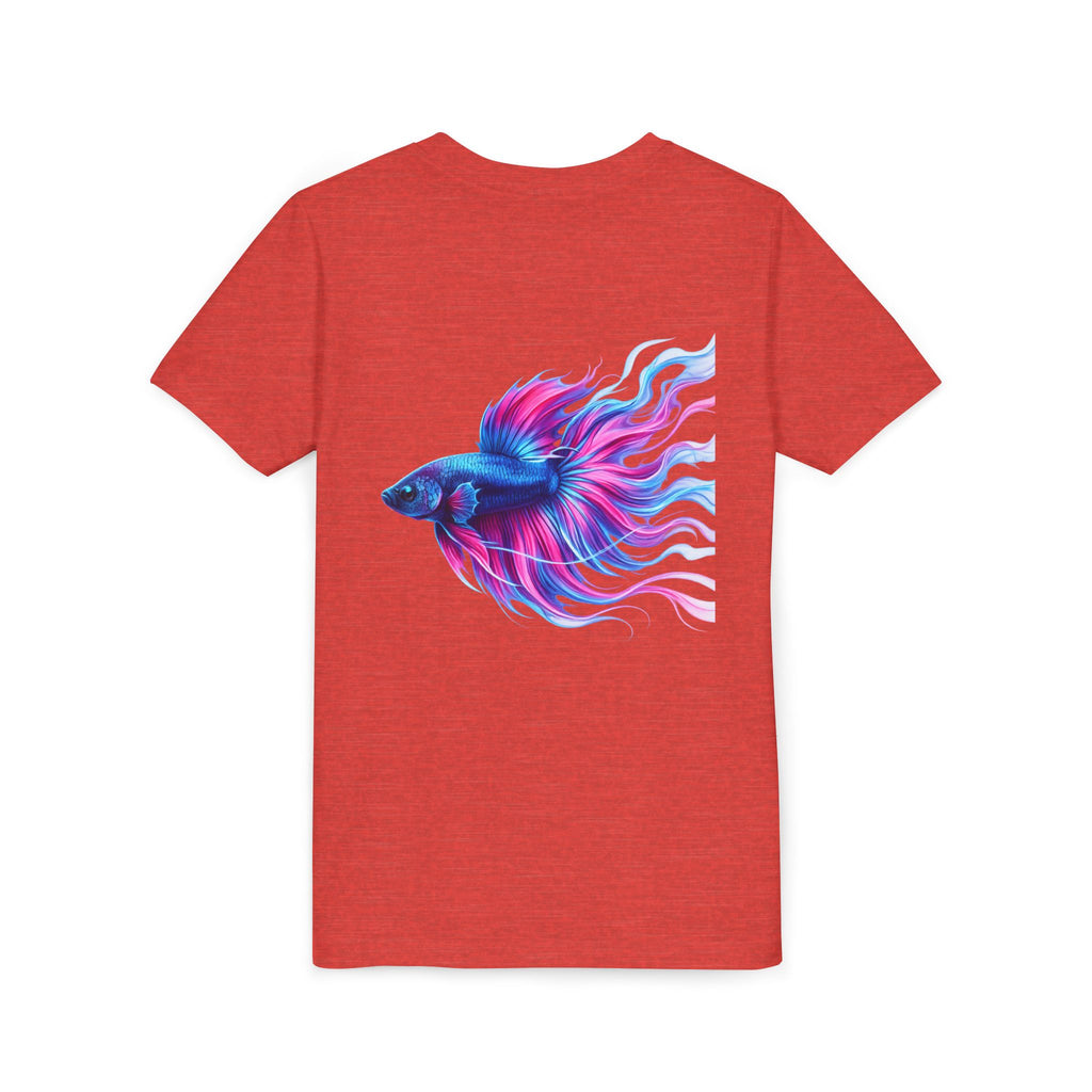 Youth Tee - Colorful Betta Fish Graphic Shirt