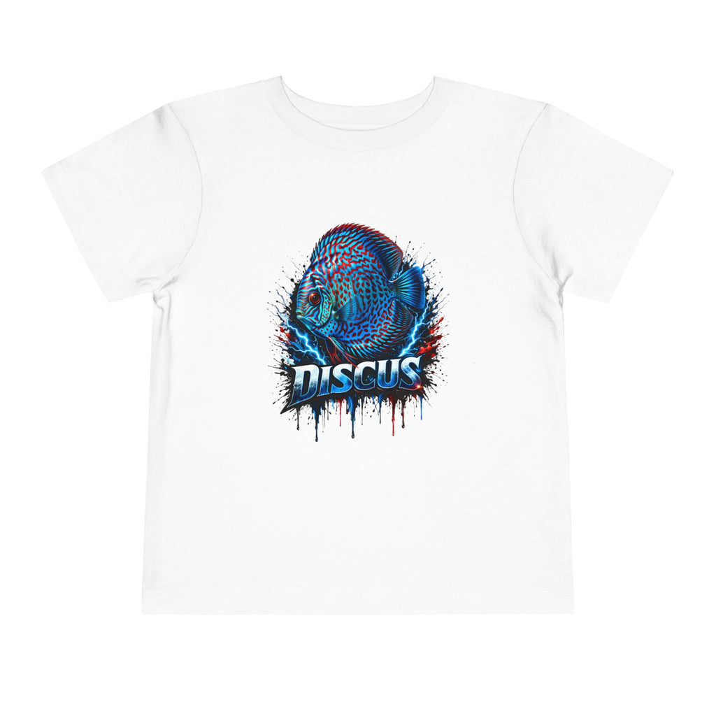 Toddler Tee - Colorful Discus Fish Graphic "Discus"