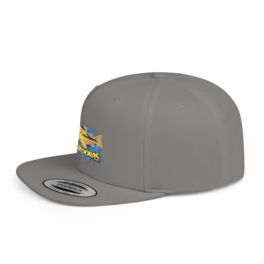 Corydoras Catfish Splash Flat Bill Snapback Hat
