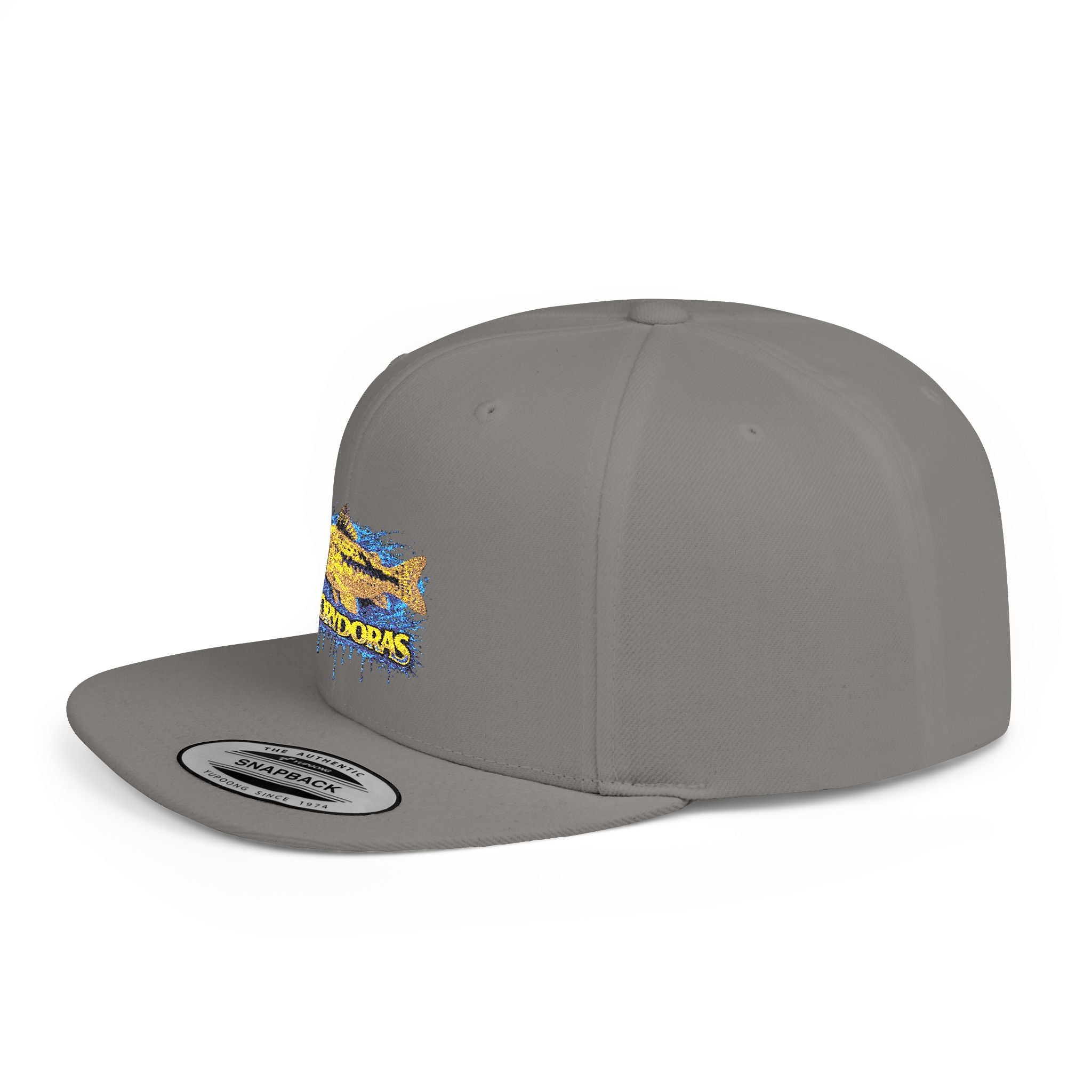 Corydoras Catfish Splash Flat Bill Snapback Hat