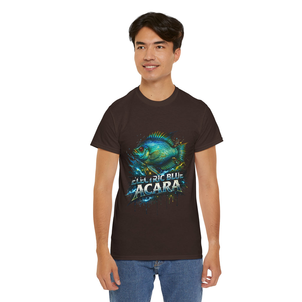Electric Blue Acara – Premium Graphic Tee