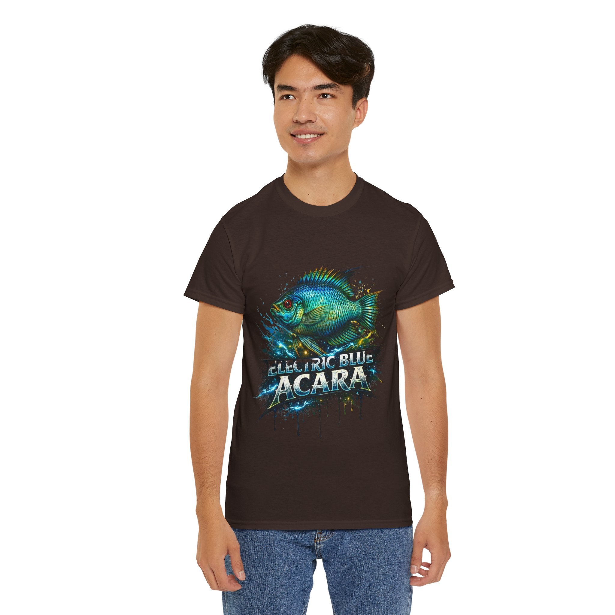 Electric Blue Acara – Premium Graphic Tee
