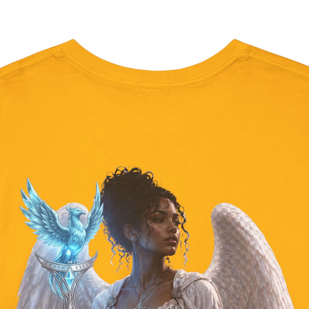The Eternal Wars Graphic Tee – "Cambria" Winged Warrior Shirt