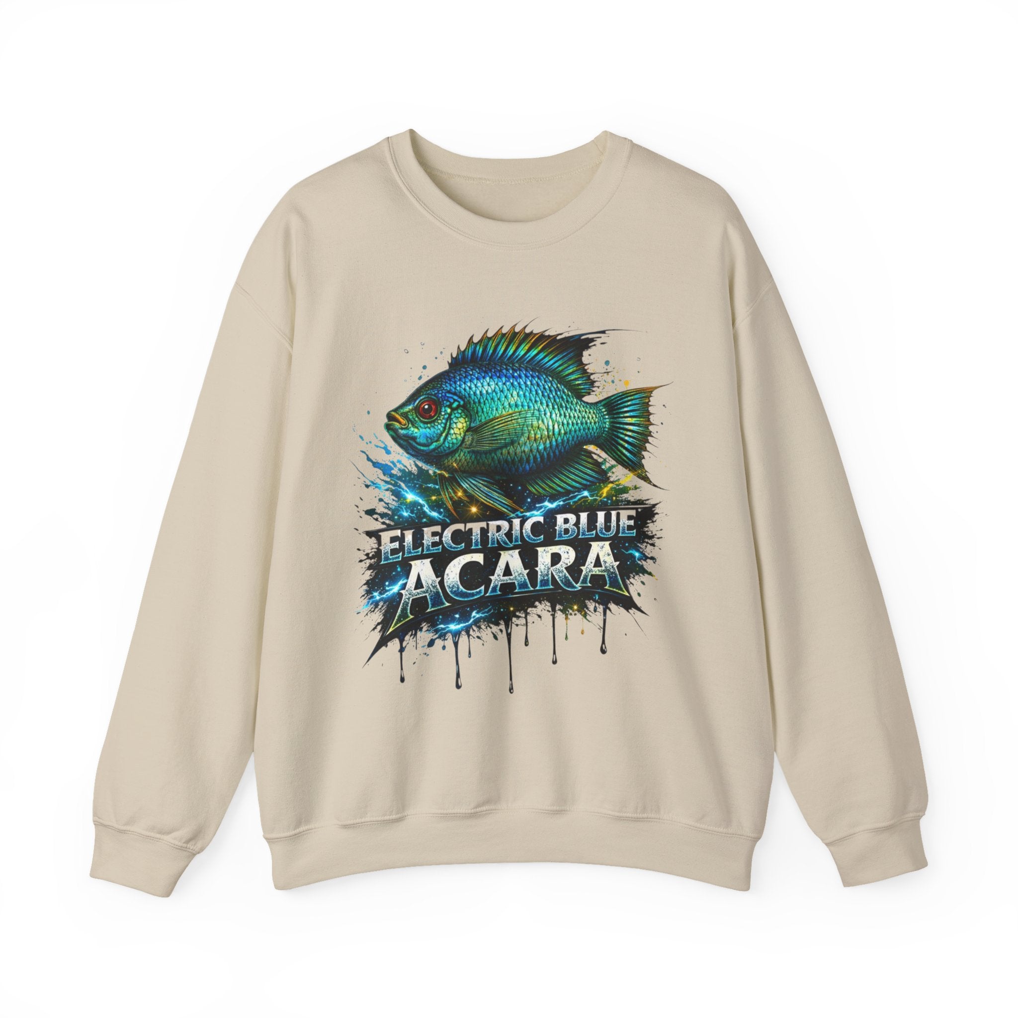 Electric Blue Acara – Heavy Blend™ Crewneck Sweatshirt