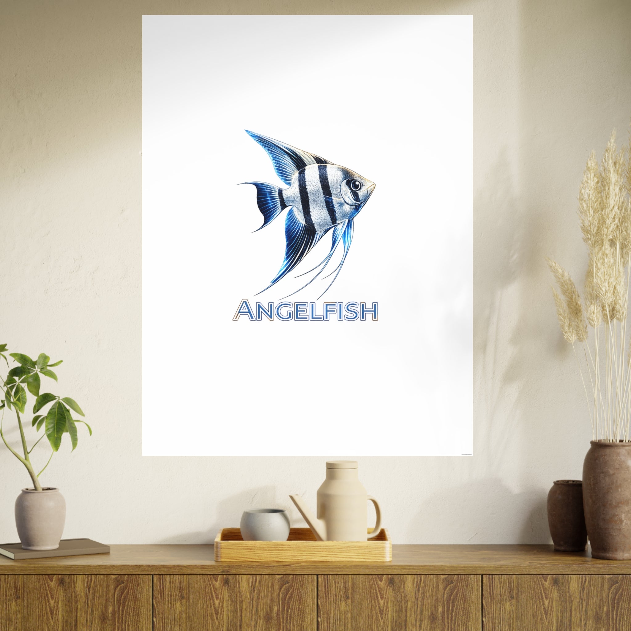 Angelfish – Premium Satin Photo Art Poster