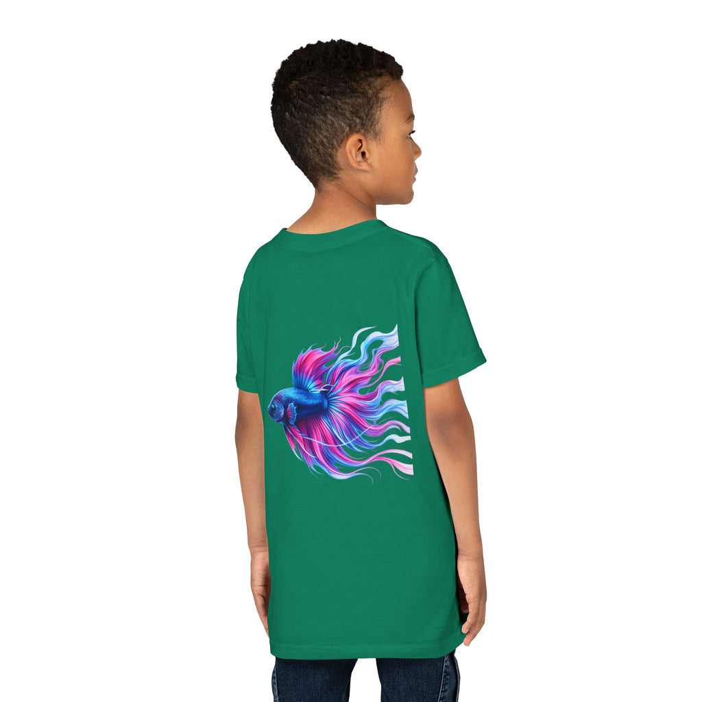 Youth Tee - Colorful Betta Fish Graphic Shirt