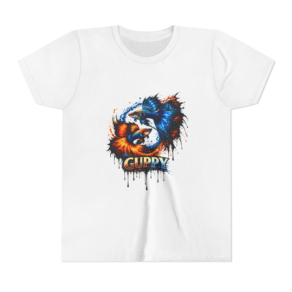 Fire & Ice Guppy – Youth "Neon Flare" Premium Tee