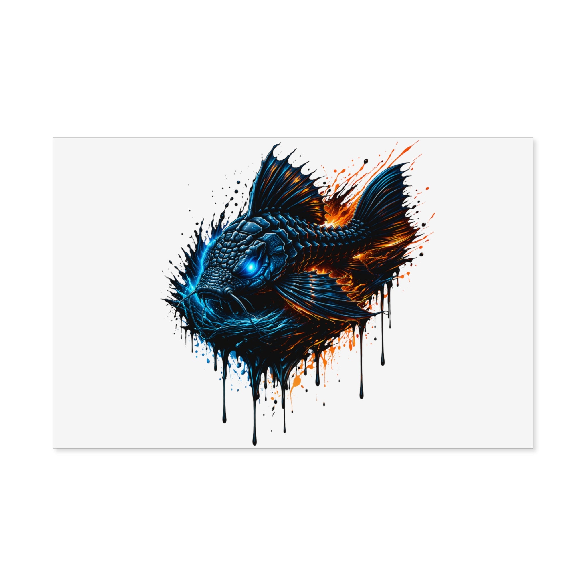 Armored Pleco – Premium Uncoated Matte Poster L-185