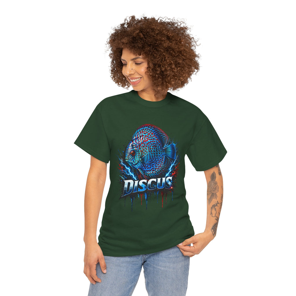 Discus Fish Graphic Tee - Vibrant Aquarium Fish Shirt
