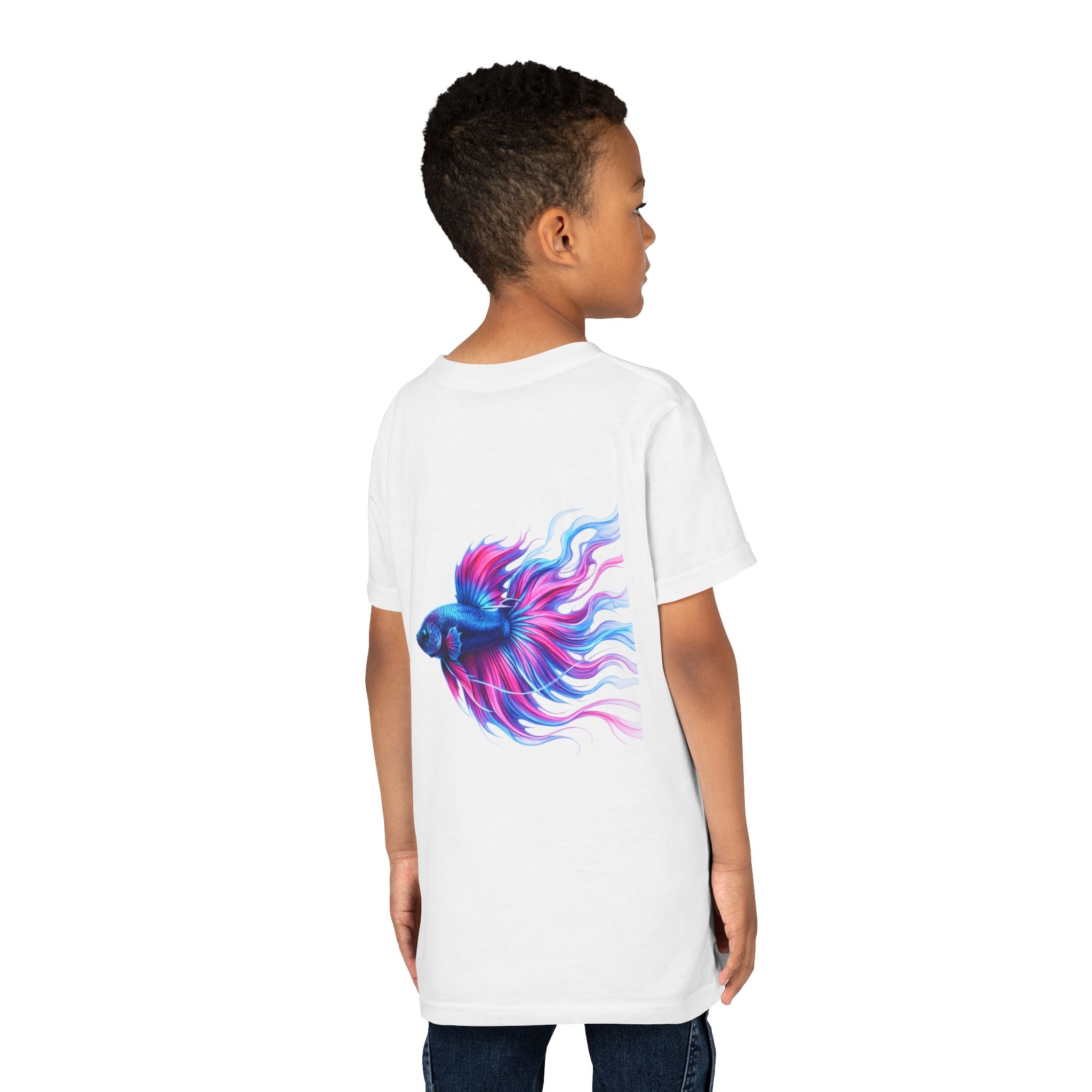 Youth Tee - Colorful Betta Fish Graphic Shirt