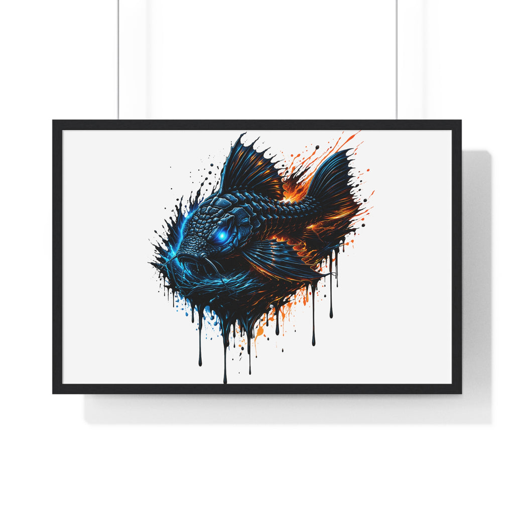 Armored Pleco L-185– Premium Wood-Framed Poster