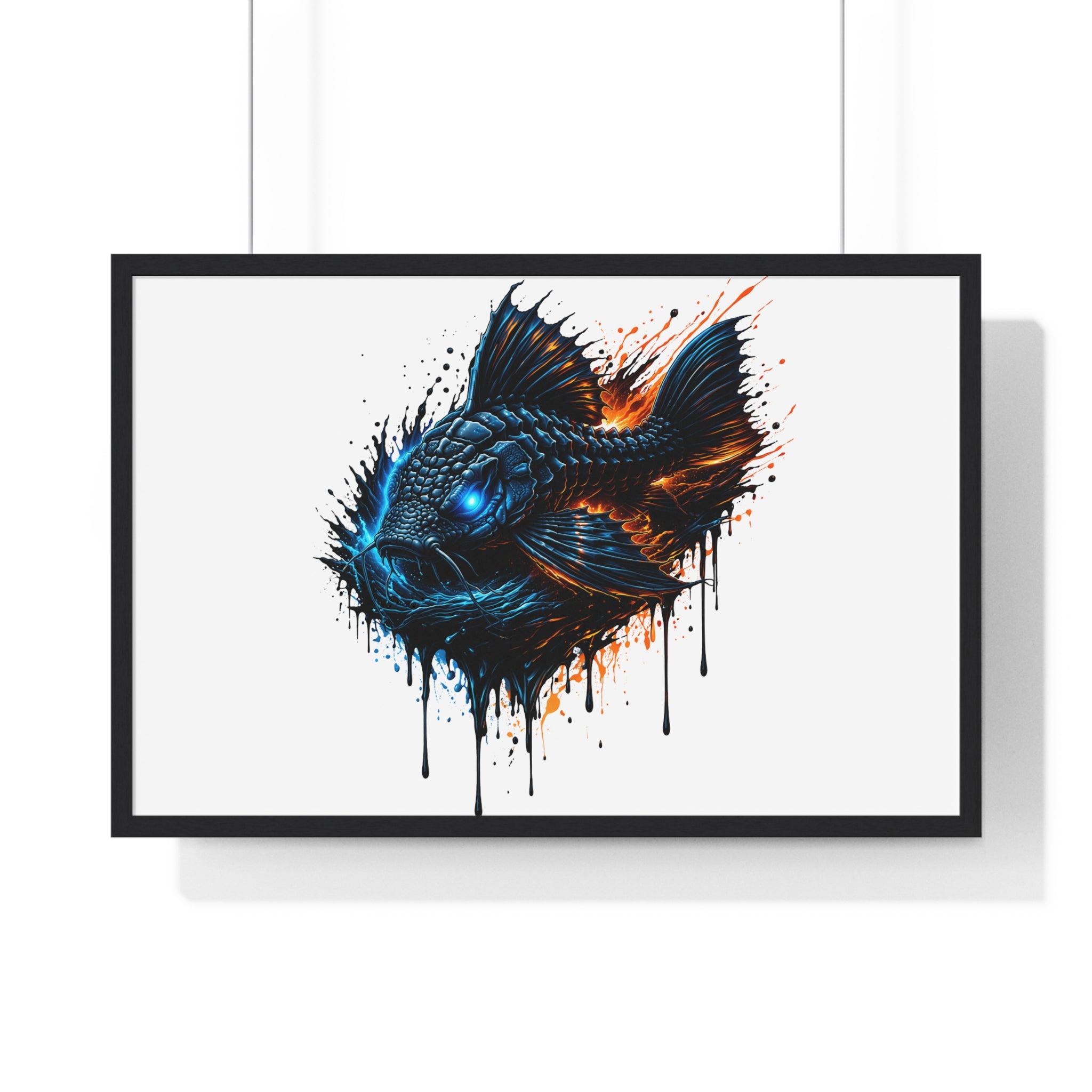 Armored Pleco L-185– Premium Wood-Framed Poster