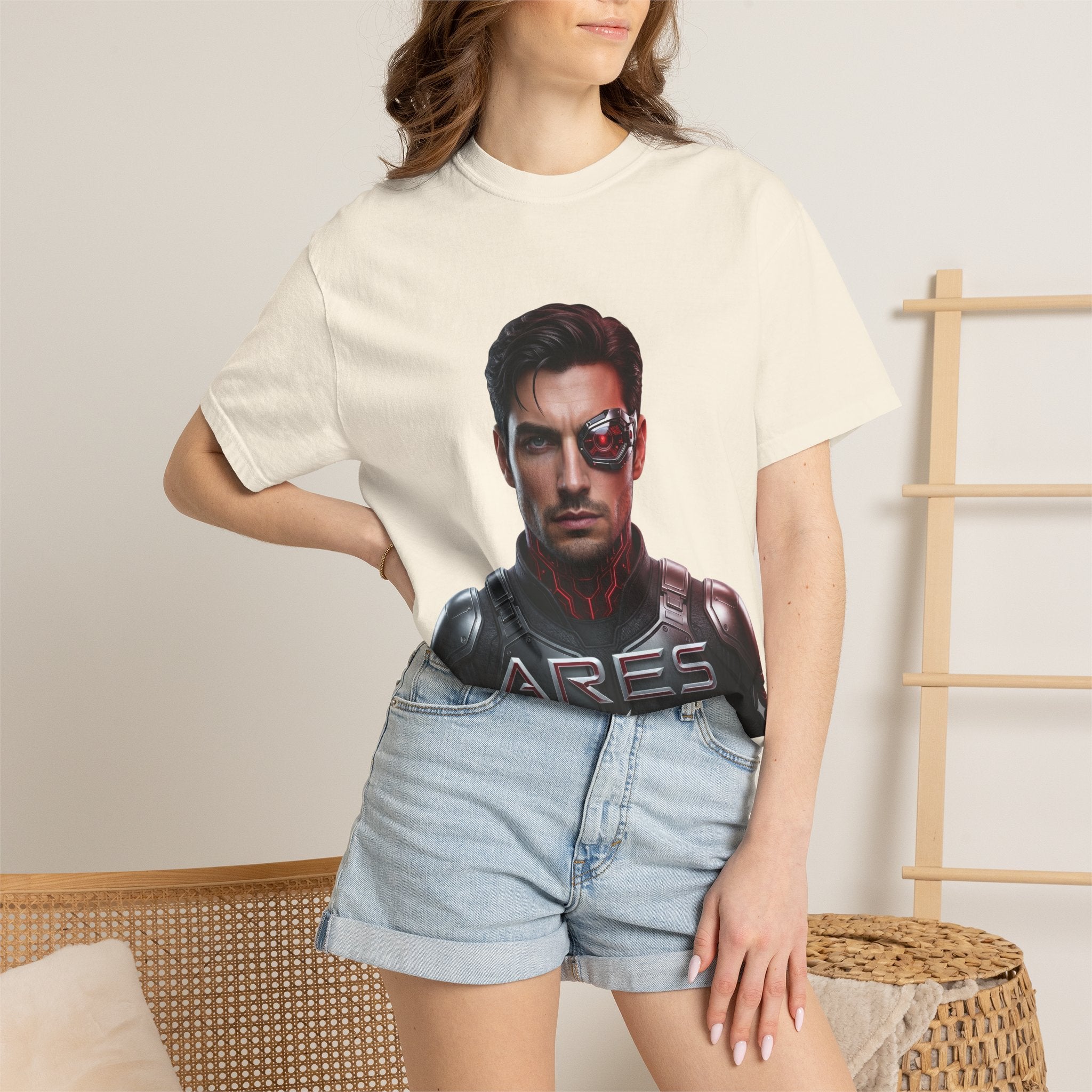 Ares Cyborg Portrait T-Shirt