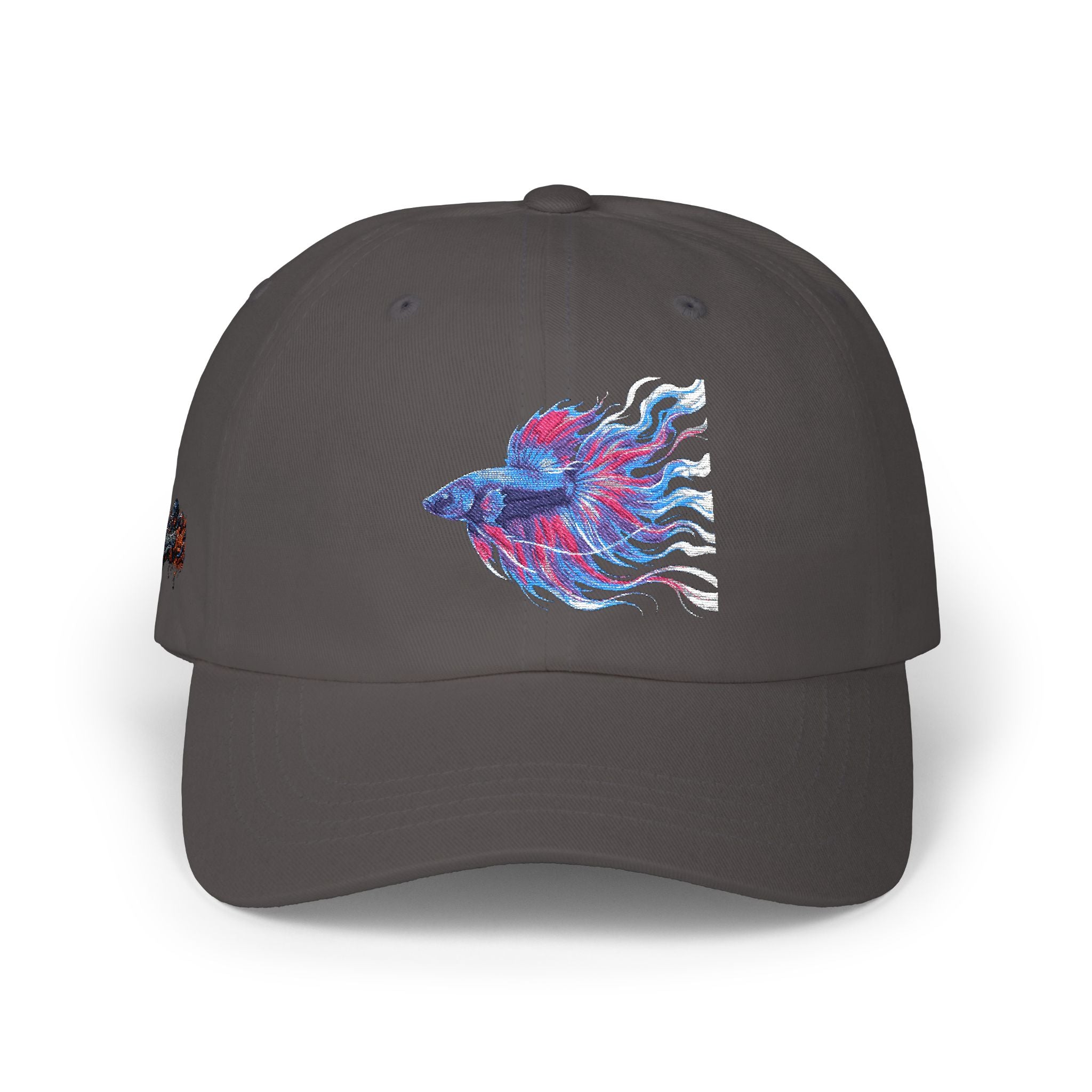 Betta Fish Dad Cap – Embroidered Color Splash Fish Baseball Hat
