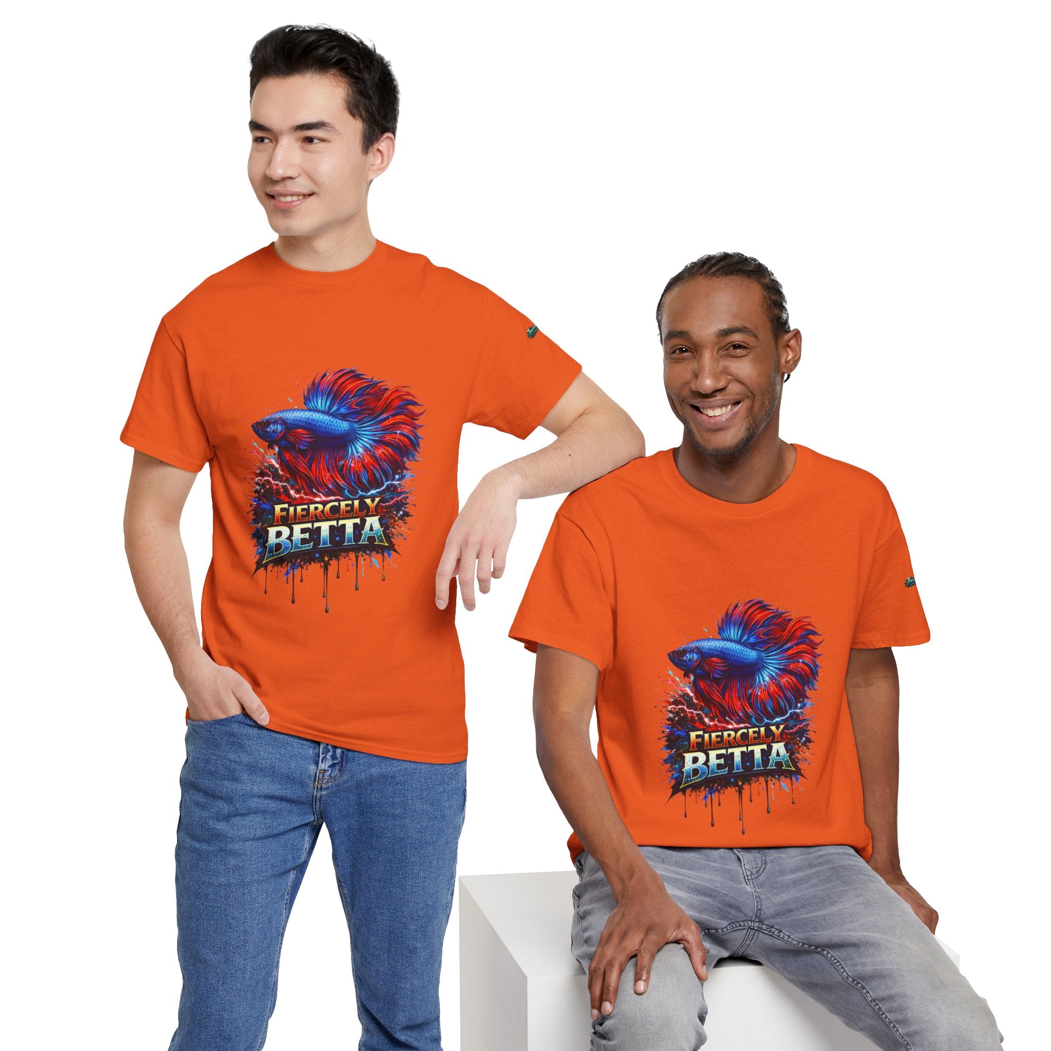 Betta Fish T-Shirt — Fiercely Betta Colorful Aquarium Fish Tee