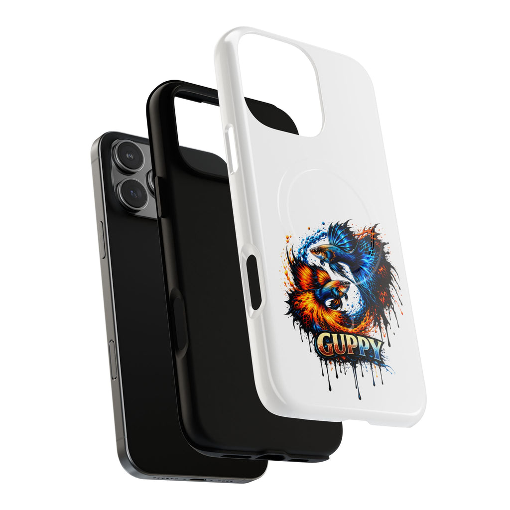 Fire & Ice Guppy – "Neon Flare" Magnetic Impact Case
