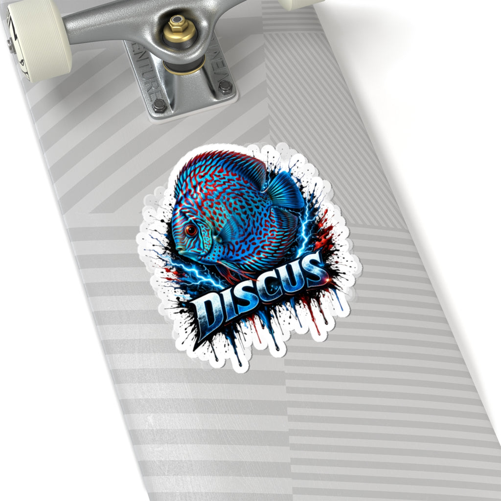 Electric Discus – Premium "Lightning" Kiss-Cut Sticker
