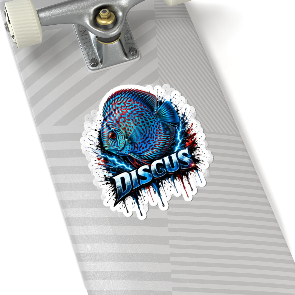 Electric Discus – Premium "Lightning" Kiss-Cut Sticker