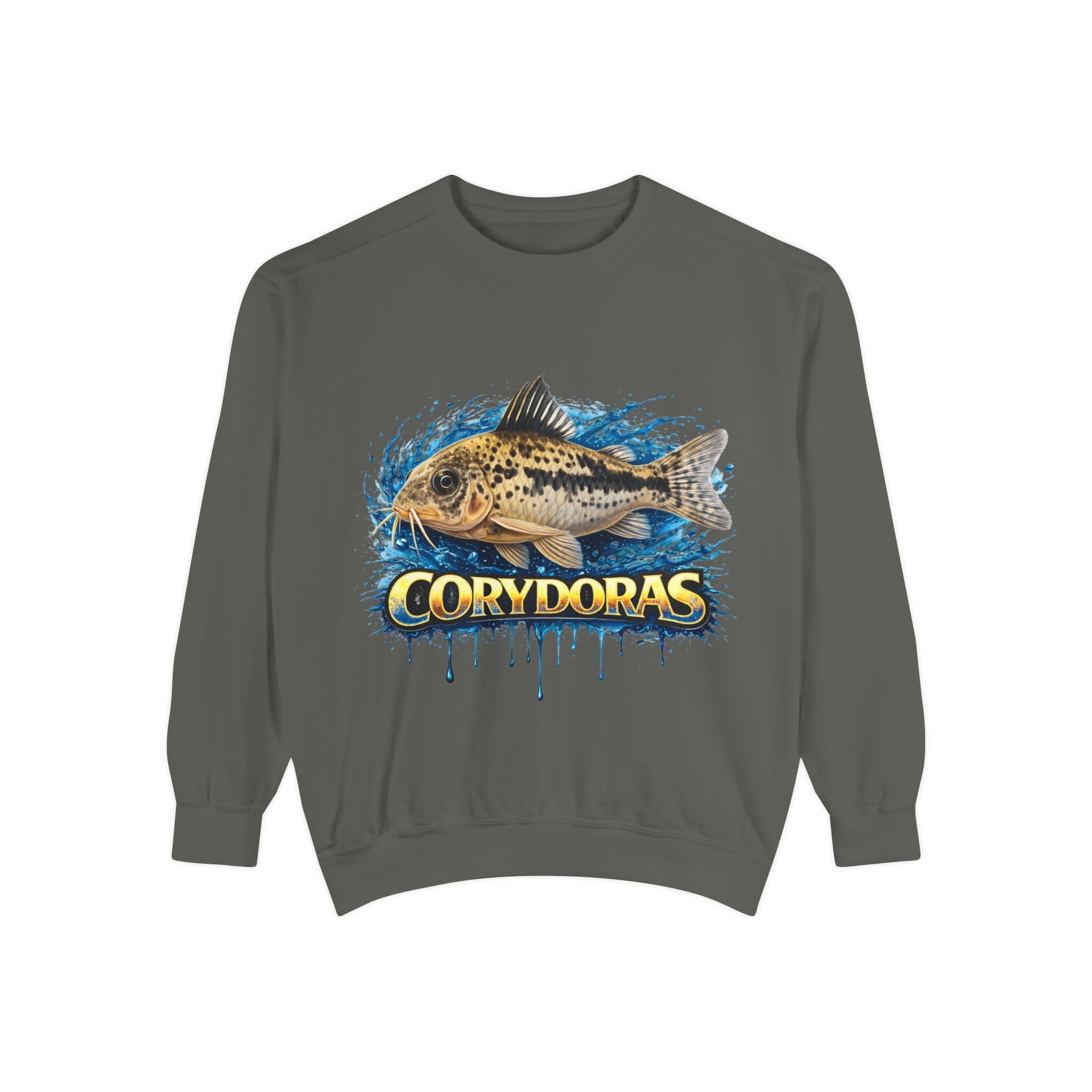 Corydoras Fish Sweatshirt — Aquatic Aquarium Catfish Graphic Crewneck