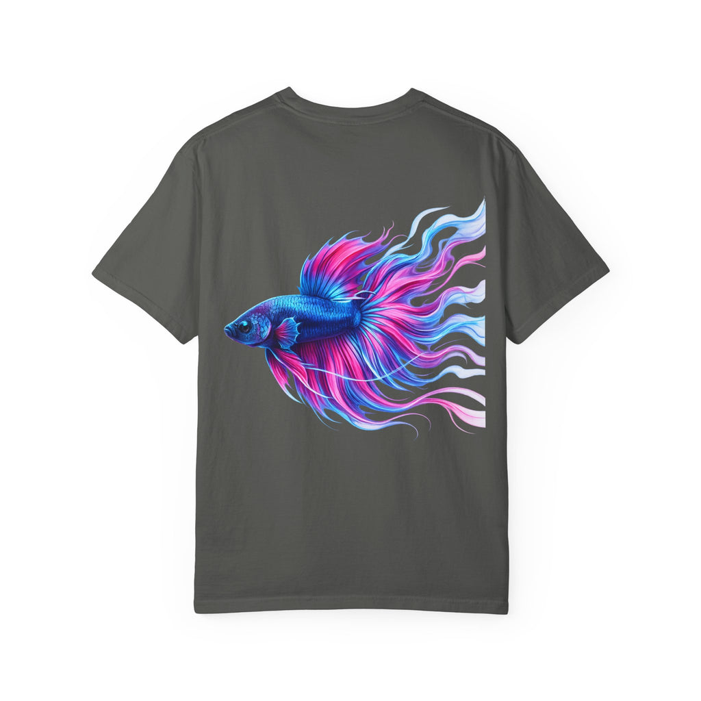 Electric Paint Betta T-Shirt — Neon Betta Splendens Art Tee
