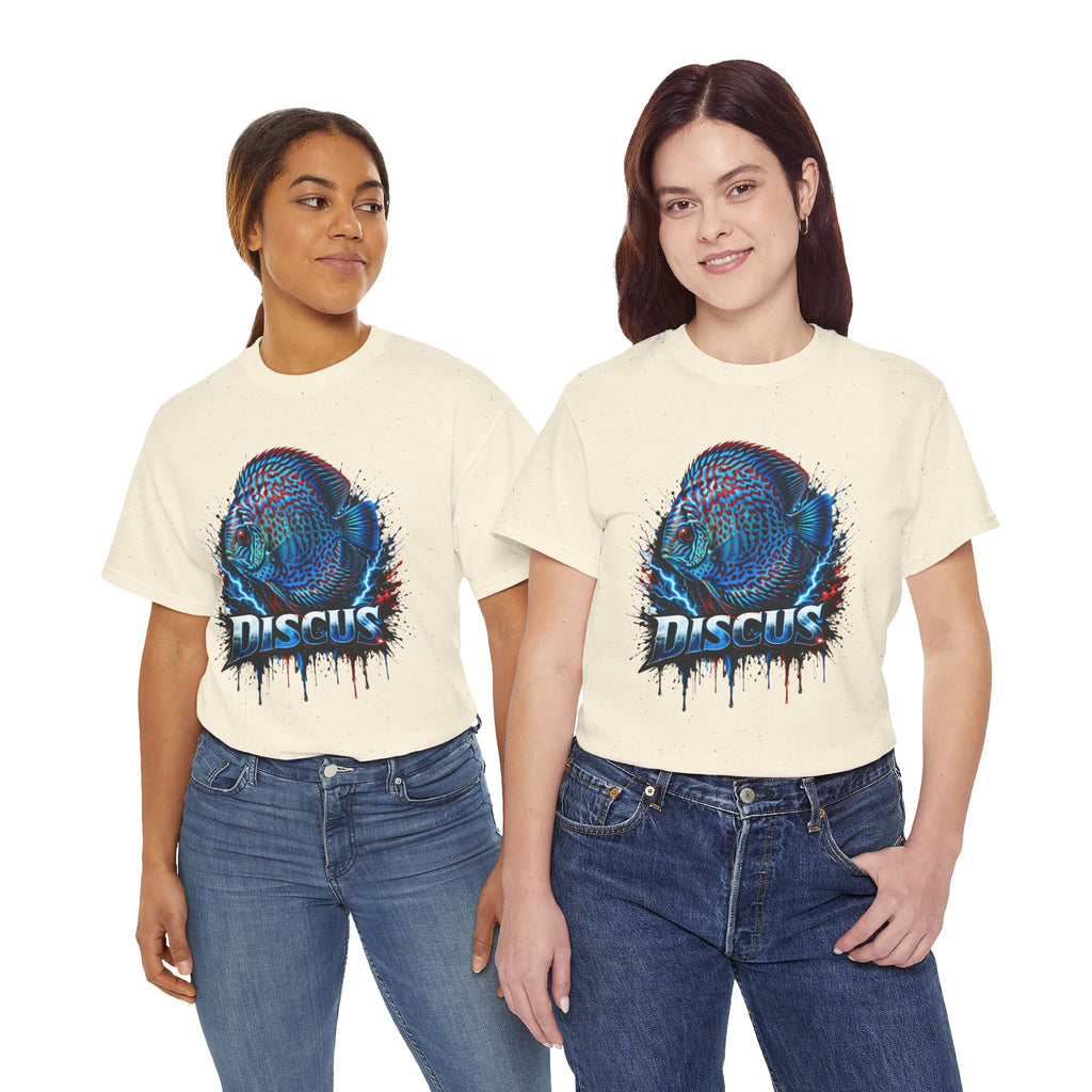 Discus Fish Graphic Tee - Vibrant Aquarium Fish Shirt