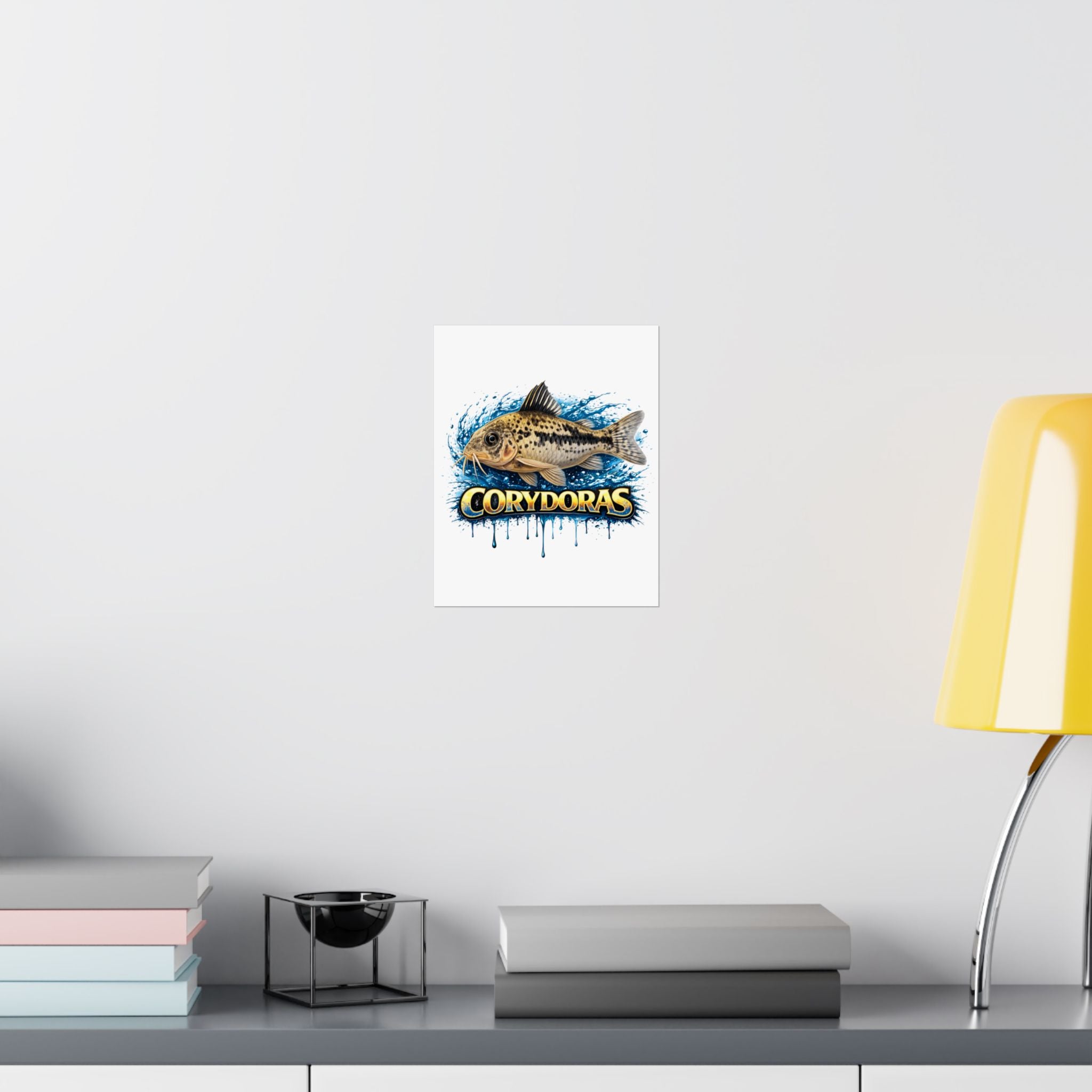 Corydoras Fish Matte Poster — Aquarium Lover Wall Art