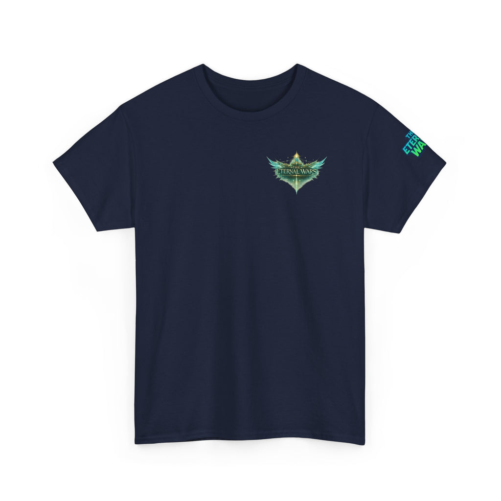 The Eternal Wars Graphic Tee – "Cambria" Winged Warrior Shirt