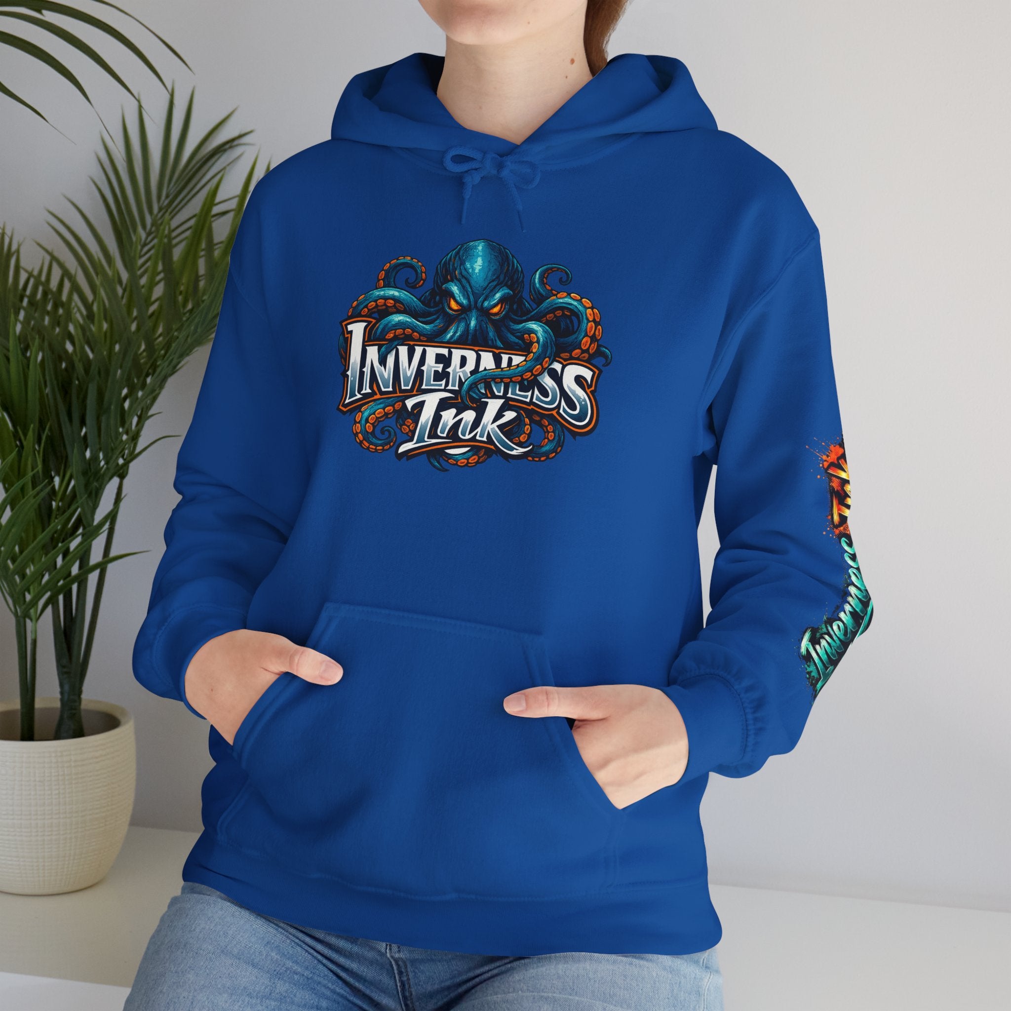 Electric Paint Betta — Artisan Series Hoodie — Inverness Ink Graphic Pullover