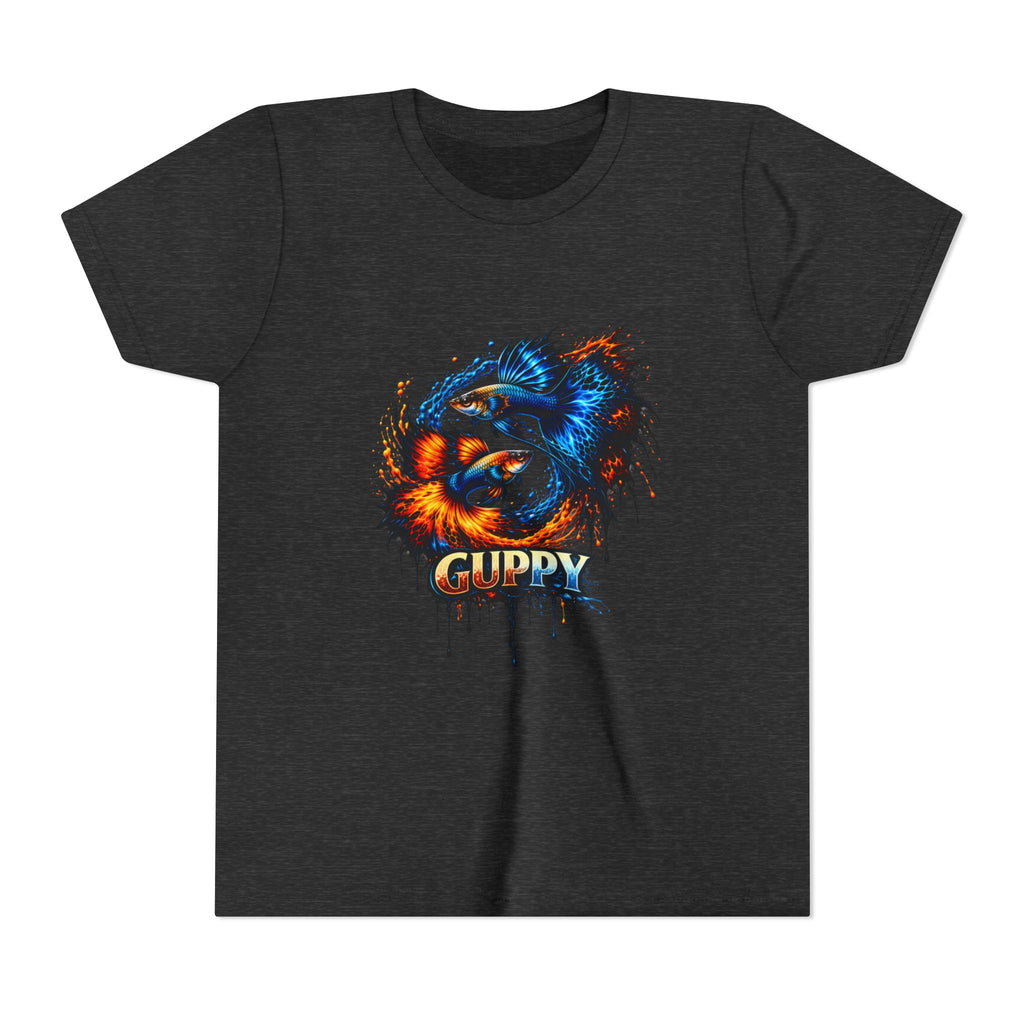 Fire & Ice Guppy – Youth "Neon Flare" Premium Tee