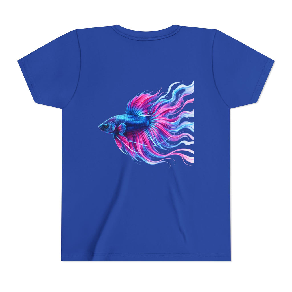 Youth Tee - Colorful Betta Fish Graphic Shirt