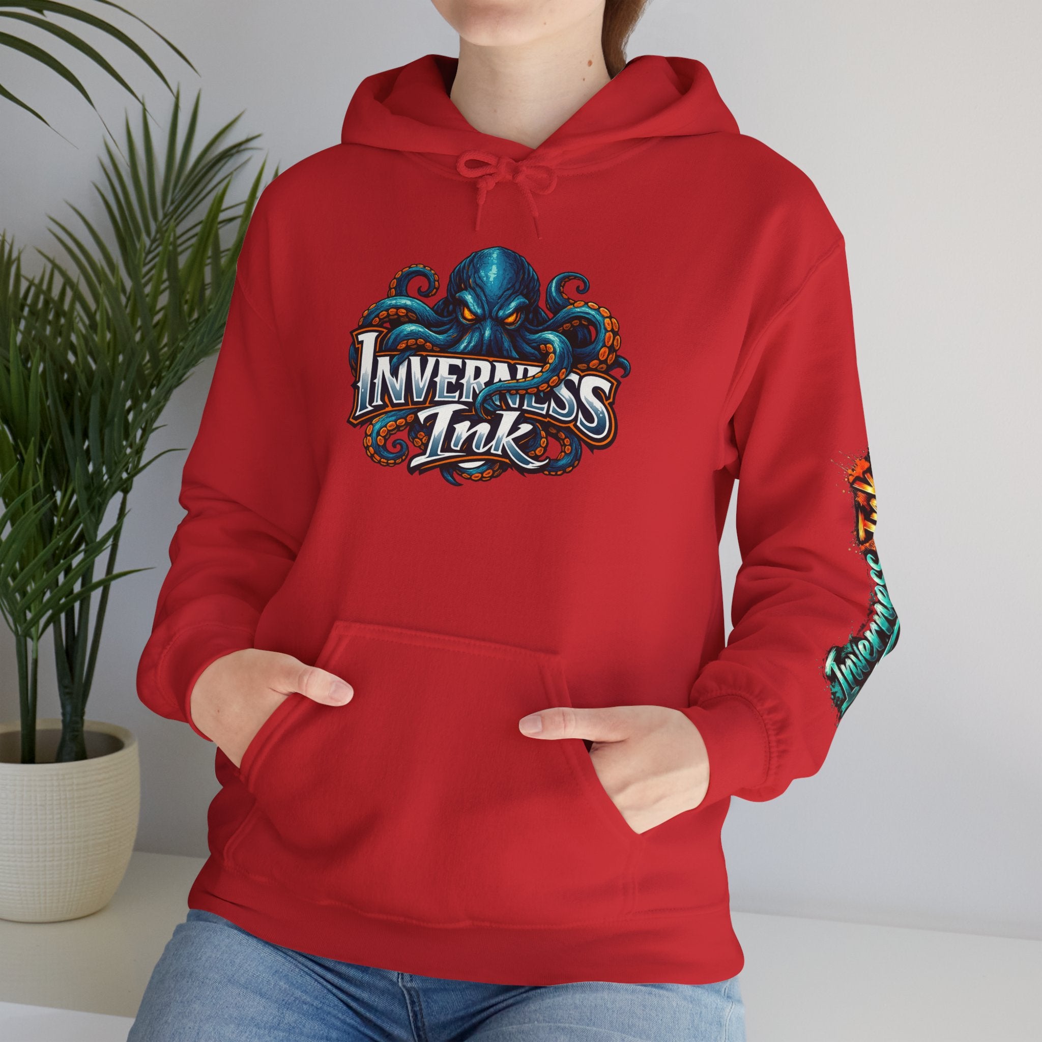 Electric Paint Betta — Artisan Series Hoodie — Inverness Ink Graphic Pullover