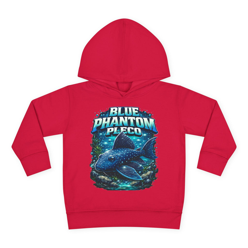 Toddler Hoodie — 'Blue Phantom Pleco' Cute Aquarium Fish Pullover