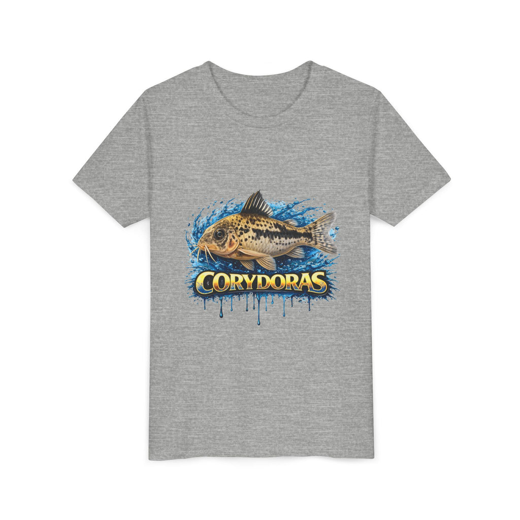 Corydoras Fish Youth Tee – Cute Aquarium Catfish Graphic Shirt