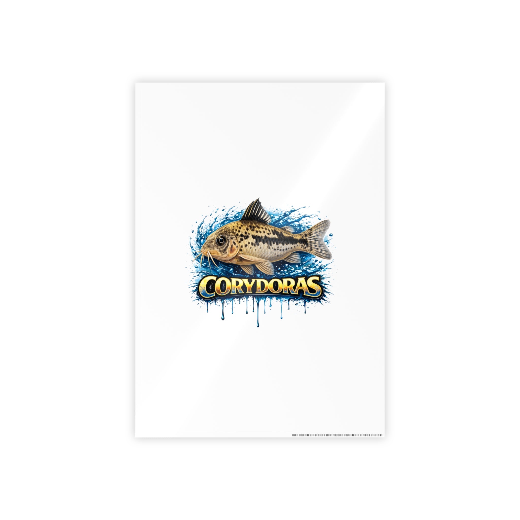 Corydoras Fish Gloss Poster – Aquarium Artwork Print