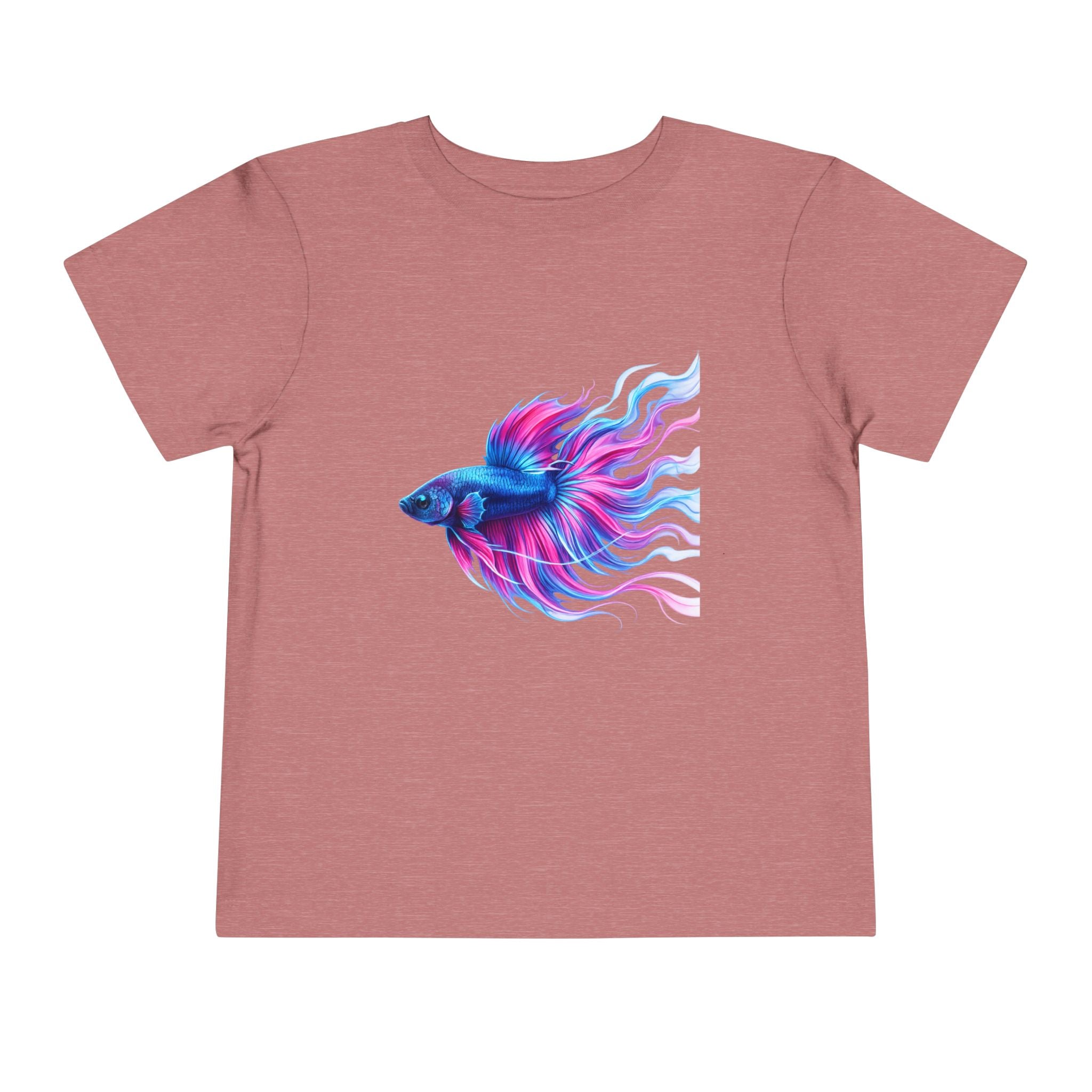Toddler Tee — Colorful Betta Fish Graphic Kids Shirt