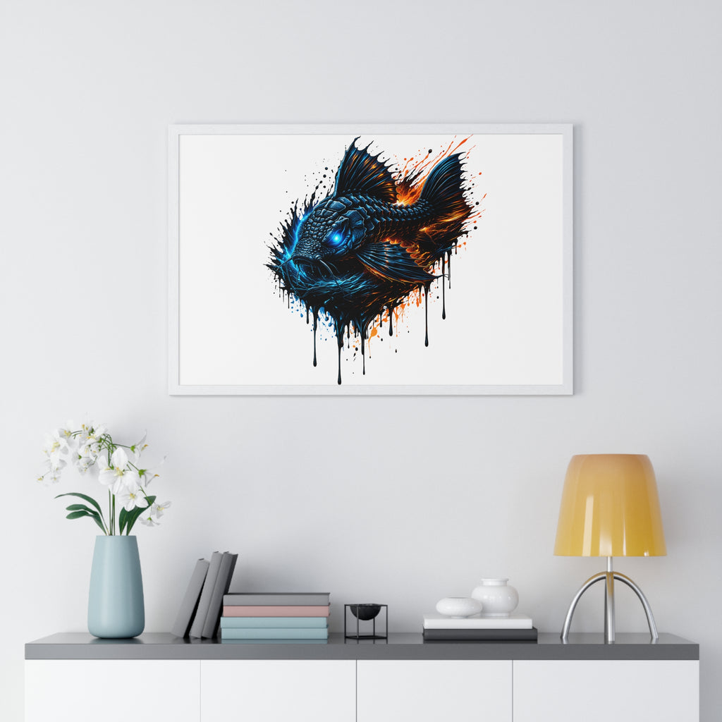 Armored Pleco L-185– Premium Wood-Framed Poster