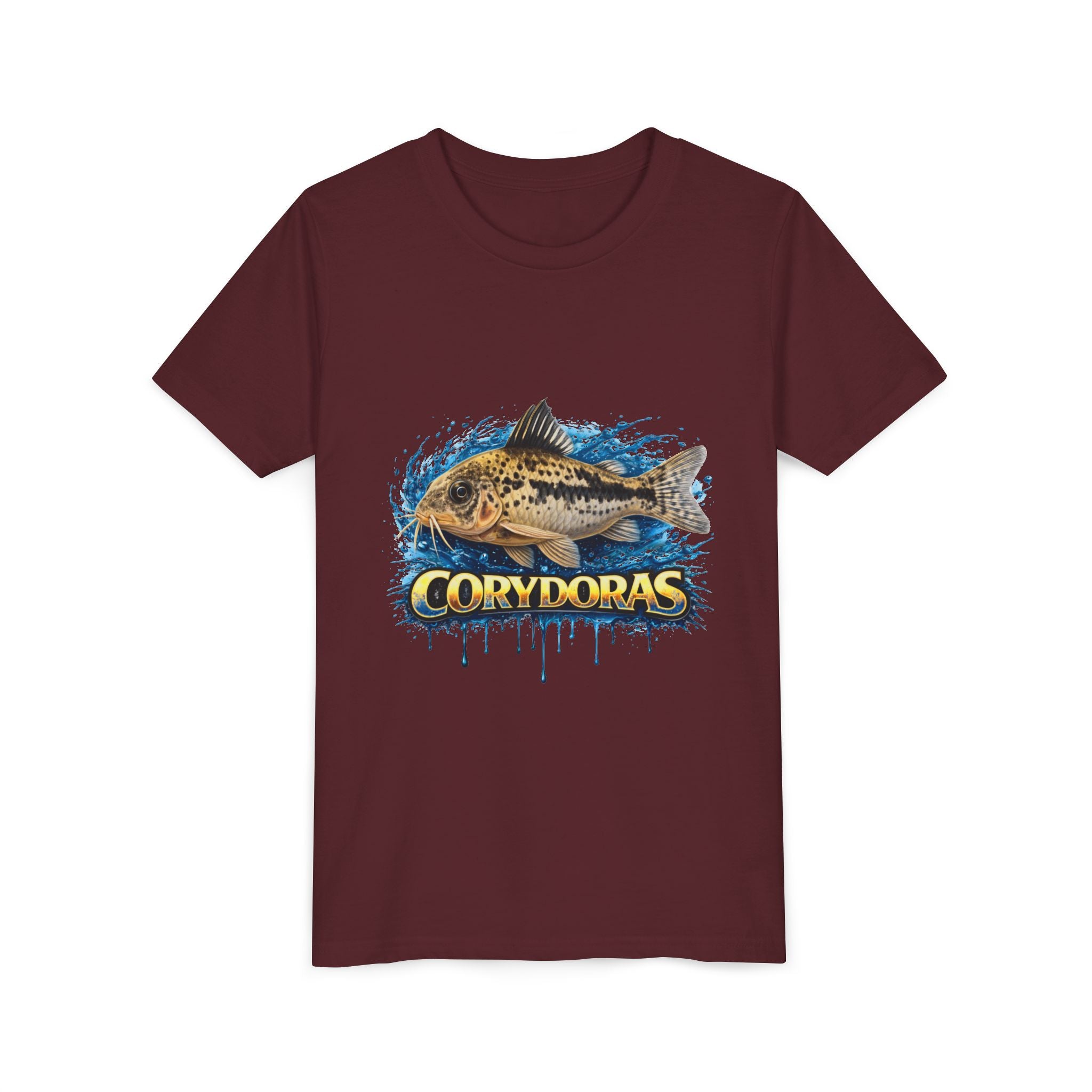 Corydoras Fish Youth Tee – Cute Aquarium Catfish Graphic Shirt