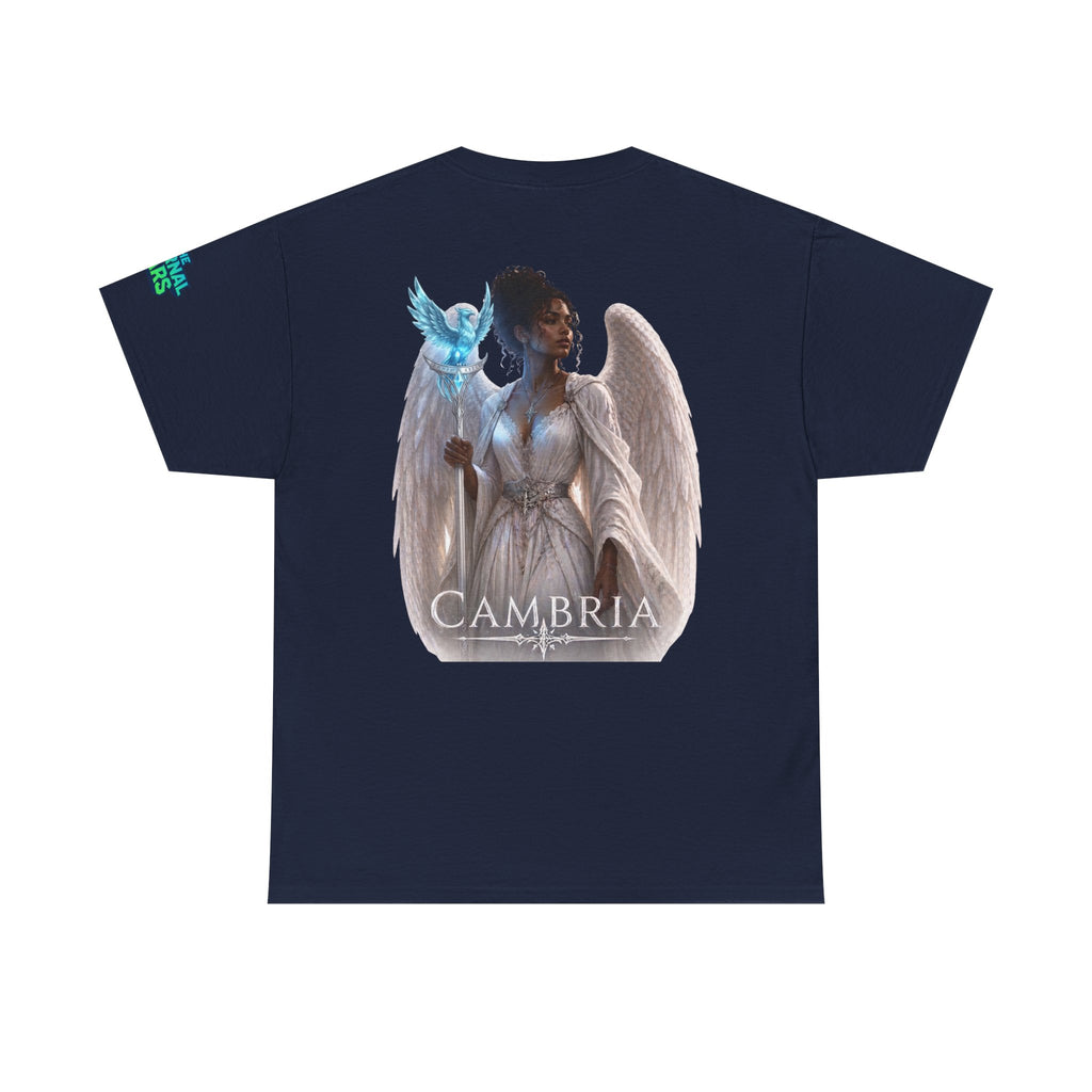 The Eternal Wars Graphic Tee – "Cambria" Winged Warrior Shirt